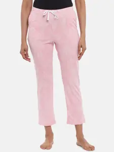 Dreamz by Pantaloons Women Pink Printed Cotton Lounge Pant