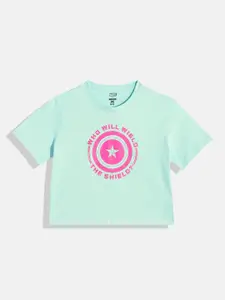 Kook N Keech Marvel Teens Girls Printed Pure Cotton T-shirt