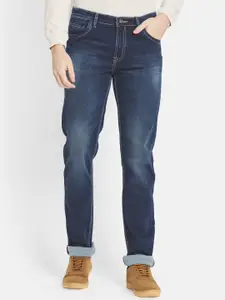 Octave Men Navy Blue Heavy Fade Stretchable Jeans