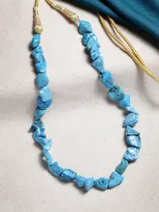 PANASH Turquoise Blue Stone Necklace