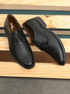 Azzaro Black Men Black Formal Shoes