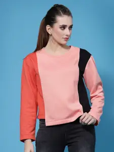 Athena Women Colourblocked Sweatshirt