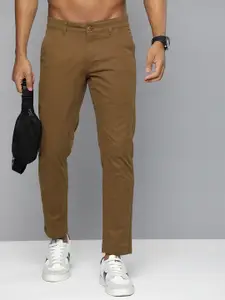 Flying Machine Men Slim Tapered Fit Mid-Rise Chinos Trousers