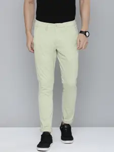 Flying Machine Men Green Comfort Slim Fit Chinos Trousers