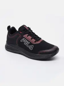 FILA Men Black Running Non-Marking Shoes