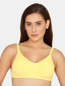 Zivame Yellow Solid T-Shirt Bra
