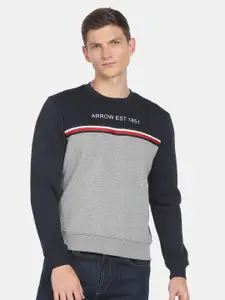 Arrow Sport Men Printed Sweatshirt