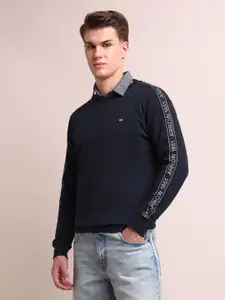 Arrow Sport Men Solid Sweatshirt