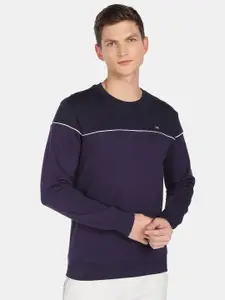 Arrow Sport Men Colourblocked Cotton Sweatshirt