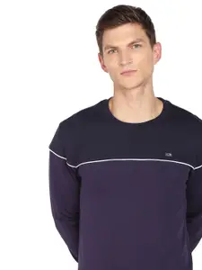Arrow Sport Men Colourblocked Cotton Sweatshirt