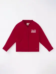 Ed-a-Mamma Boys Red Open Front Jacket
