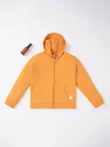 Ed-a-Mamma Boys Mustard Cotton Crop Bomber Jacket