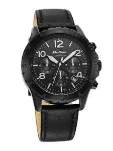 Titan Men Black Dial & Black Stainless Steel Strap Analogue Watch 90151NL01