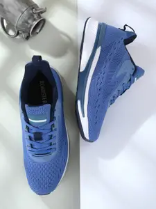 Roadster Men Blue Mesh Running Non-Marking Shoes