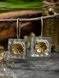 Berserk Gold-Plated Geometric Drop Earrings