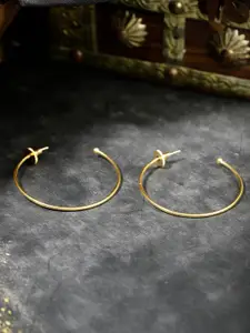 Berserk Gold-Plated Classic Hoop Earrings