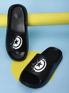 Pampy Angel Men Printed Rubber Sliders Flip Flops