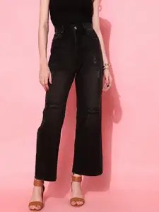 STREET 9 Women Beautiful Grey Flared Fit Cropped Jeans