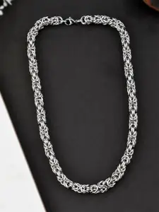 AQUASTREET Silver-Toned Silver-Plated Handcrafted Necklace
