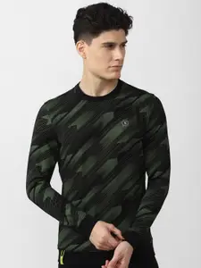 V Dot Men Printed Sweatshirt