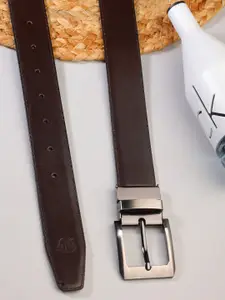 ZEVORA Men Formal Leather Reversible Belt
