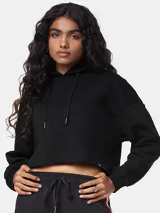 The Souled Store Women Pure Cotton Cropped Oversized Hoodies