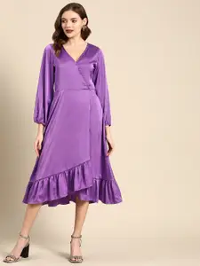 DODO & MOA  Midi Wrap Dress