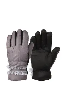 ELLIS Women Grey Solid  Gloves