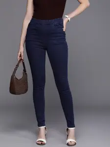 Allen Solly Woman High-Rise Stretchable Jeans