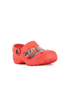 Bubblegummers Girls Red And Blue Clogs Sandals