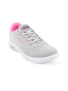 Campus Women Grey Mesh Running Shoes