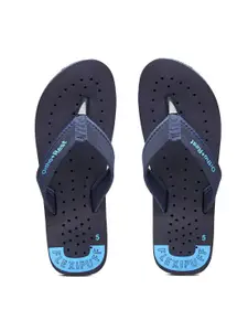 Ortho Rest Women Blue & Black Thong Flip-Flops