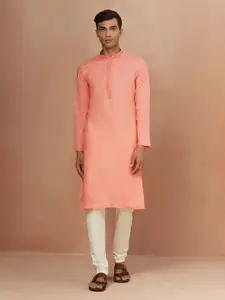 Manyavar Men Pure Cotton Kurta With Pyjamas