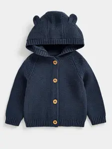 mothercare Boys Organic Cotton Hooded Sweatshirt