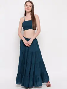 Aawari Women Blue Bralette Crop Top