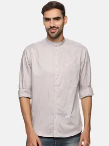 DON VINO Men Grey Relaxed Regular Fit Printed Cotton Casual Shirt