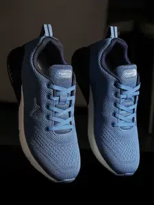 ABROS Men Blue Mesh Running Shoes