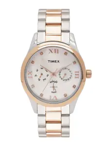 Timex Women Off-White Analogue Watch TW000W205