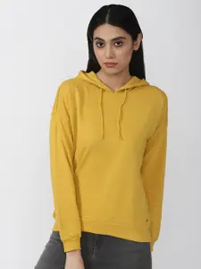Van Heusen Woman Women Yellow Hooded Sweatshirt