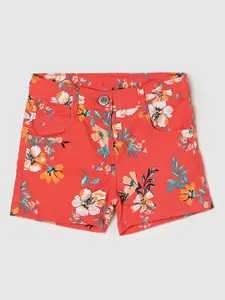 max Girls Floral Printed Shorts