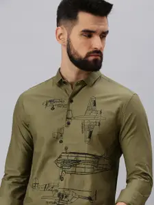 SHOWOFF Men Comfort Printed Casual Shirt