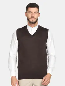 Blackberrys Men Brown Sweater Vest