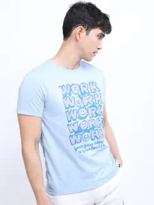 HIGHLANDER Men Printed Slim Fit T-shirt