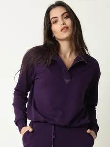 RAREISM Women Purple Sweatshirt