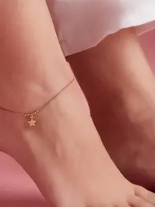 Zavya Women Pack Of 2 925 Sterling Silver Anklet