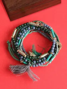 Blueberry Set of 8 Beaded Bracelets
