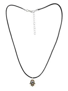 EL REGALO Women Gold-Toned & Black Necklace