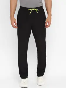 FURO by Red Chief Men Black Solid Mid-Rise Sports Track Pants