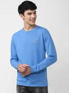 Peter England Casuals Men Blue Sweatshirt