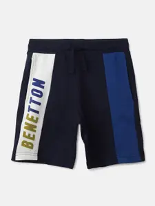 United Colors of Benetton Boys Regular Fit Mid Rise Cotton Sports Shorts